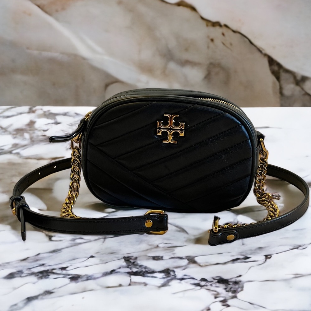Black Tory Burch Kira camera bag